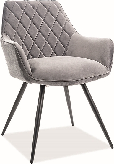 Linea matstol - Gr� sammet