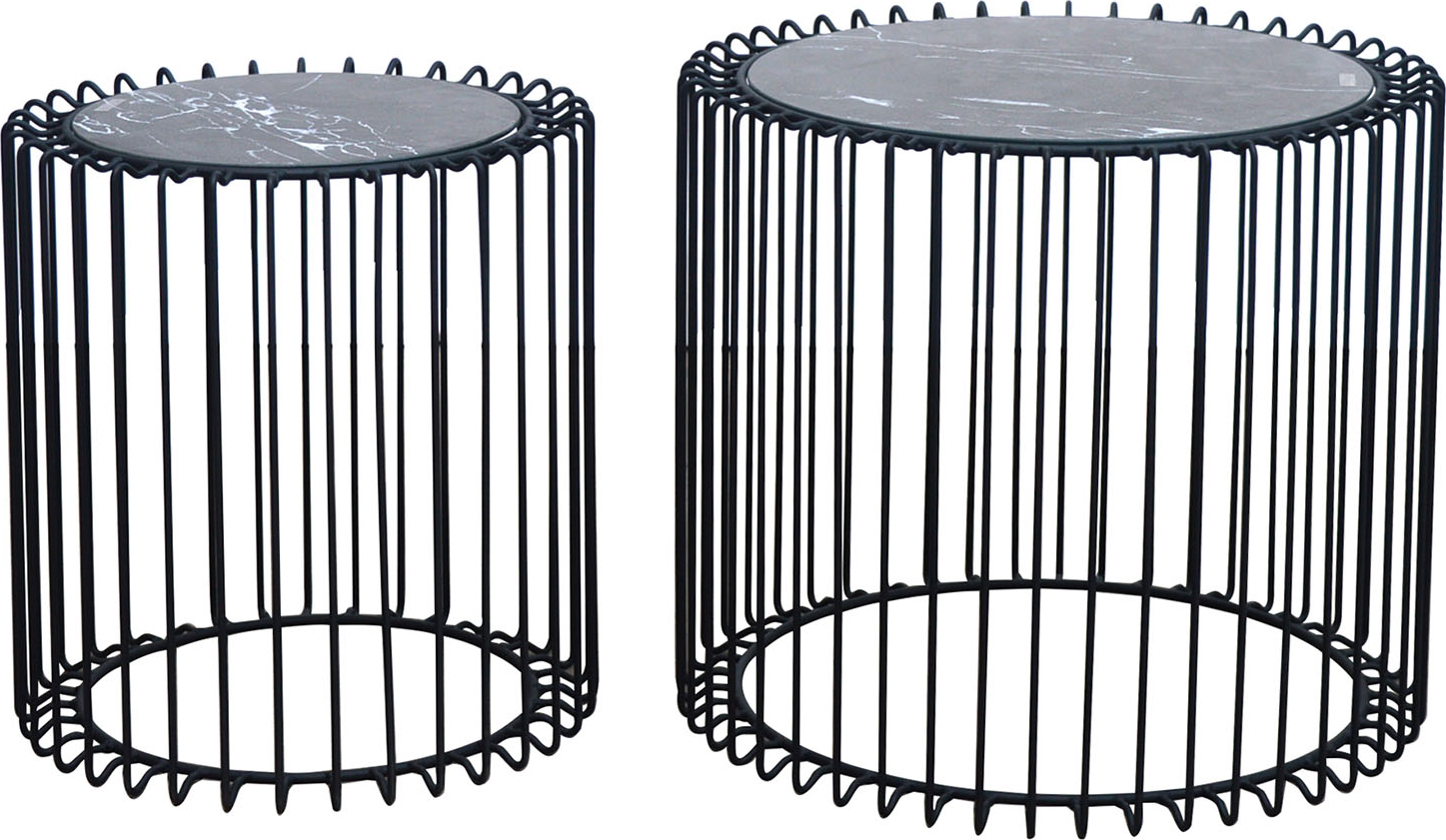 Casey soffbord Ø40/52 cm - Svart Casey soffbord Ø40/52 cm - Svart