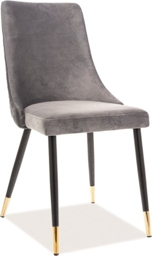 Piano matstol - Gr� sammet