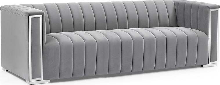 Soffa Vogue - Grå sammet Soffa Vogue - Grå sammet
