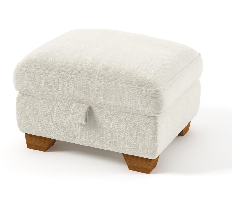 Alloway fotpall - Valfritt tyg