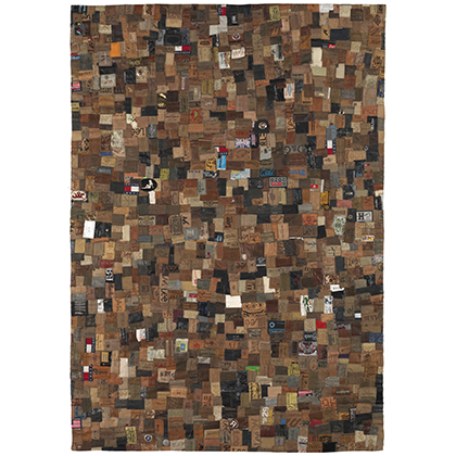 Handvävd matta - Jeans Label - Jeansetiketter Handvävd matta - Jeans Label - Jeansetiketter