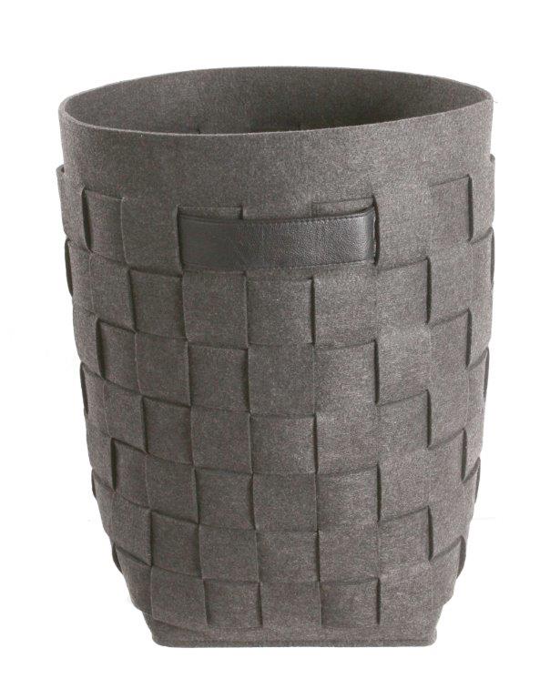 Tv�ttkorg i filt med handtag - gr�