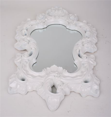 Spegel Romantisk 75 cm - Vit