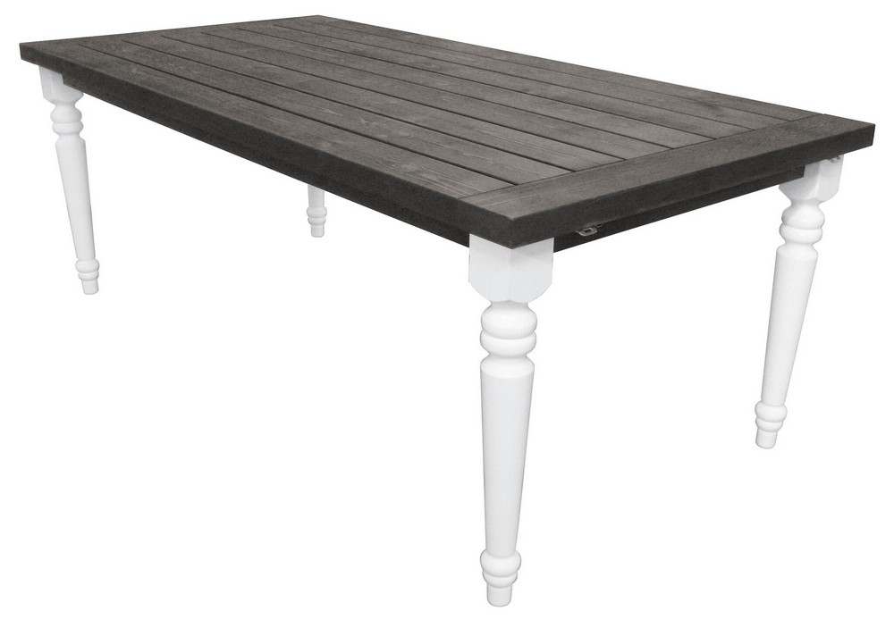 Eettafel Milton - Wit/grijs