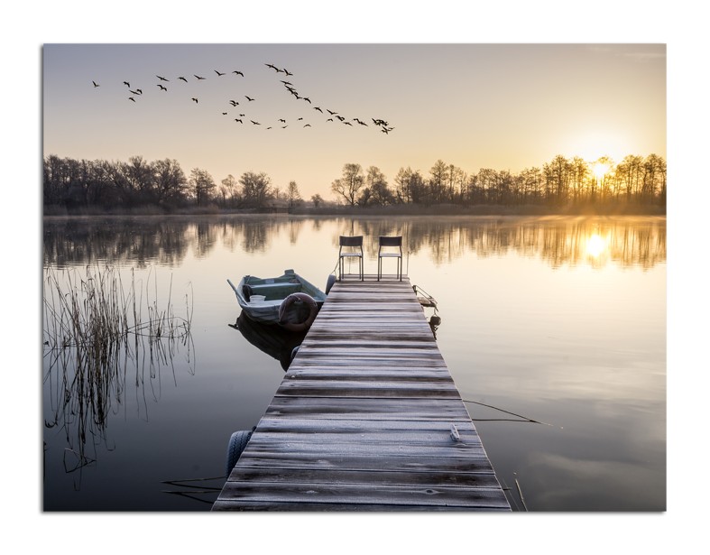 Canvastavla Jetty in Sunset