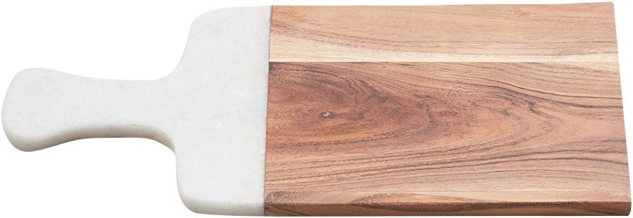 Skärbräda 24x23 - Naturligt trä/vit Skärbräda 24x23 - Naturligt trä/vit