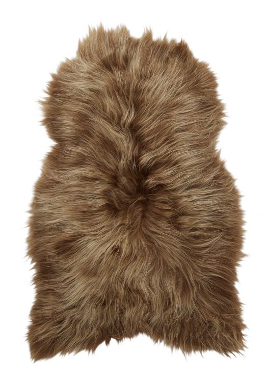 Molly schapenvacht bruin