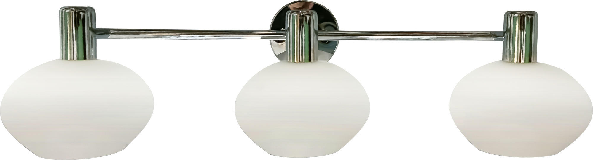 Elba wandlamp - Chroom/Opaalwit