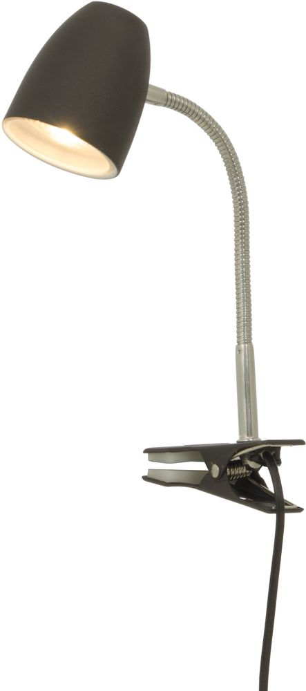 Sandnes klemlamp - Zwart/chroom