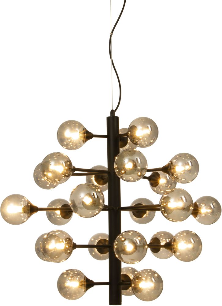 Cosmos taklampa - Svart/r�kgr�