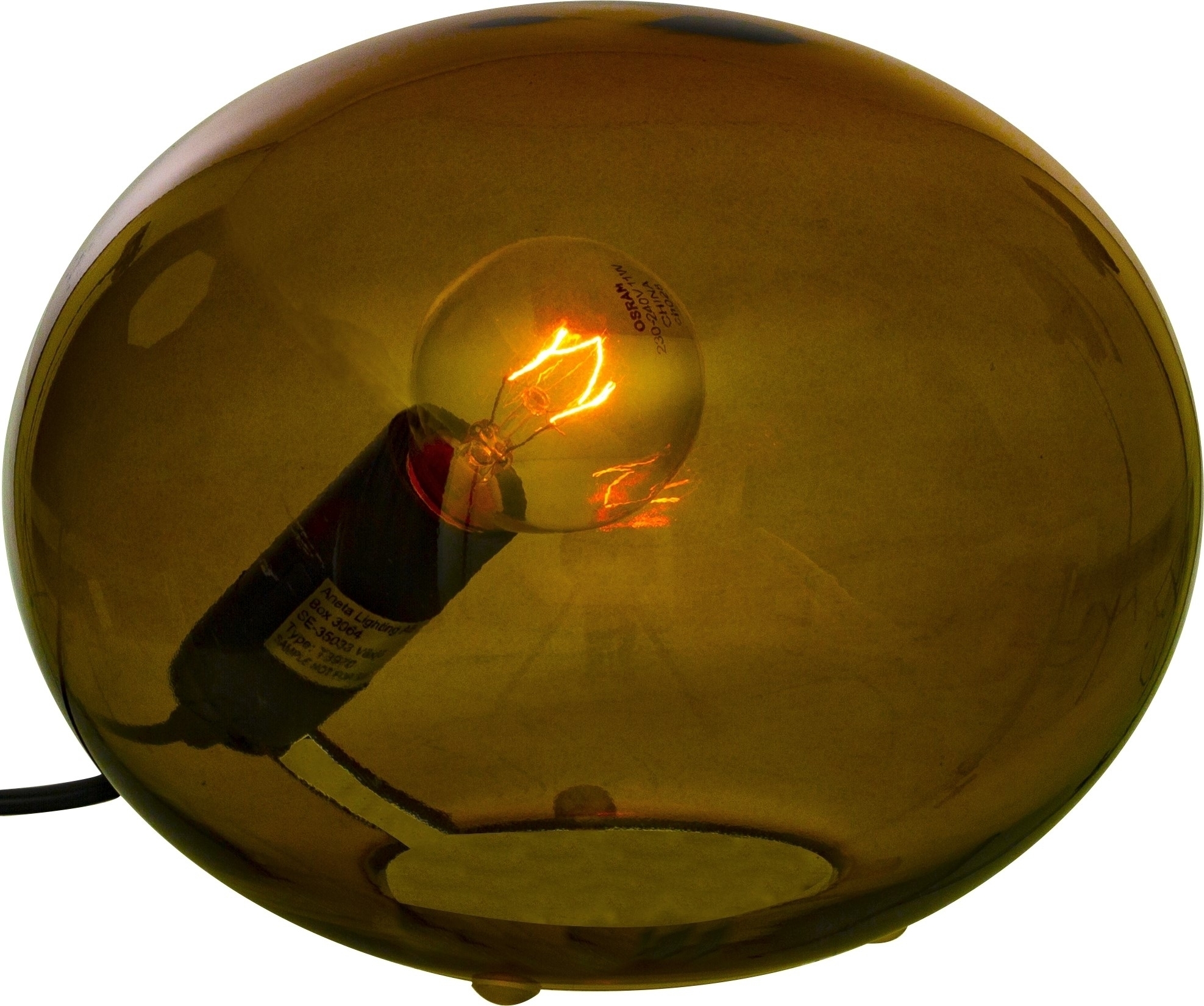 Globus tafellamp Ø18 cm - Bruin Globus tafellamp Ø18 cm - Bruin