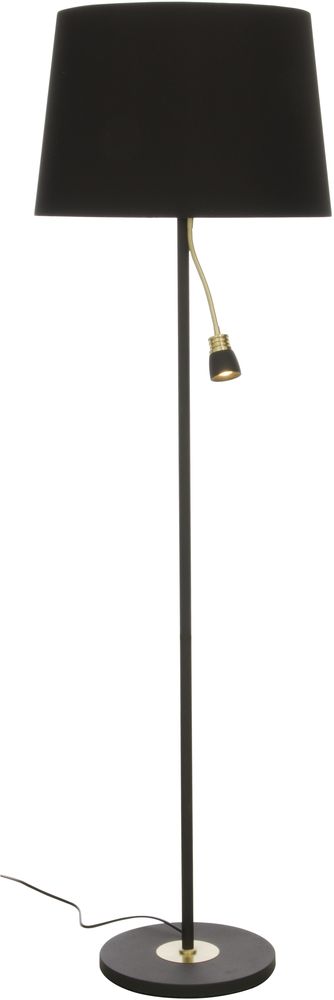 Eketorp golvlampa - Svart/matt m�ssing