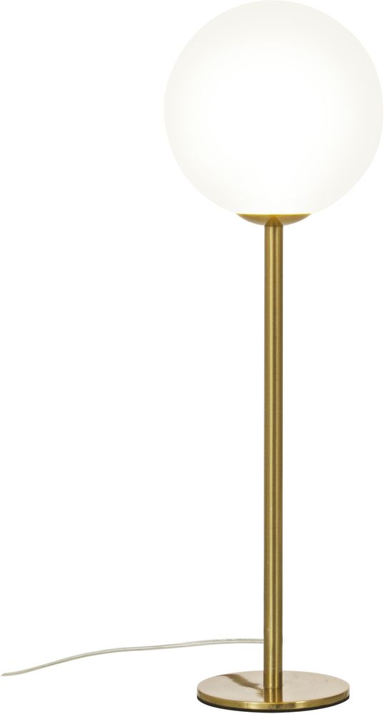 Molekyl tafellamp - Mat messing/opaalwit Molekyl tafellamp - Mat messing/opaalwit