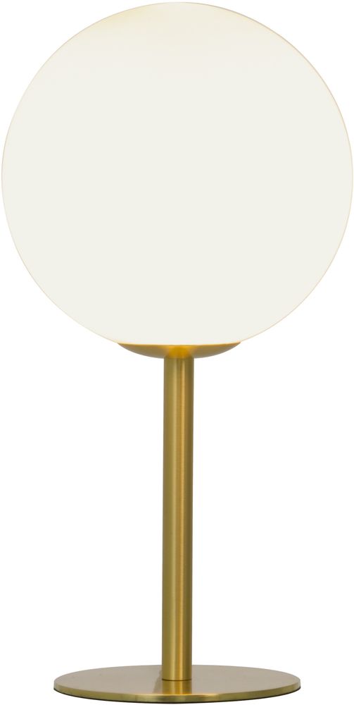 Molekyl bordslampa - Matt m�ssing/vit