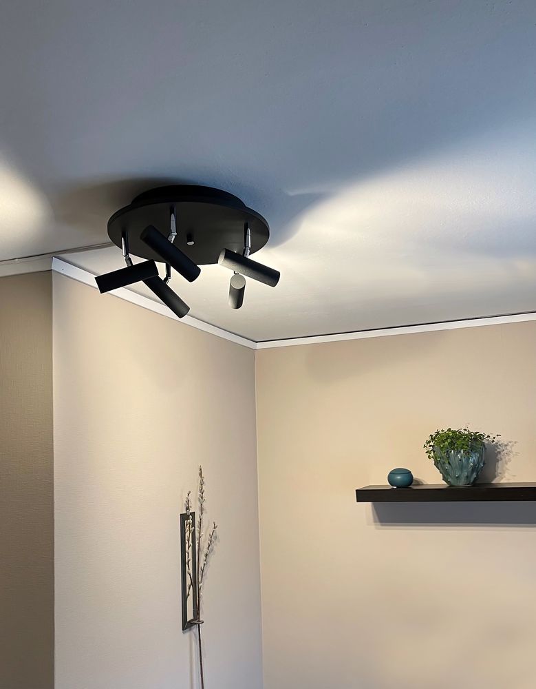 Artic spotlight - Svart/st�l