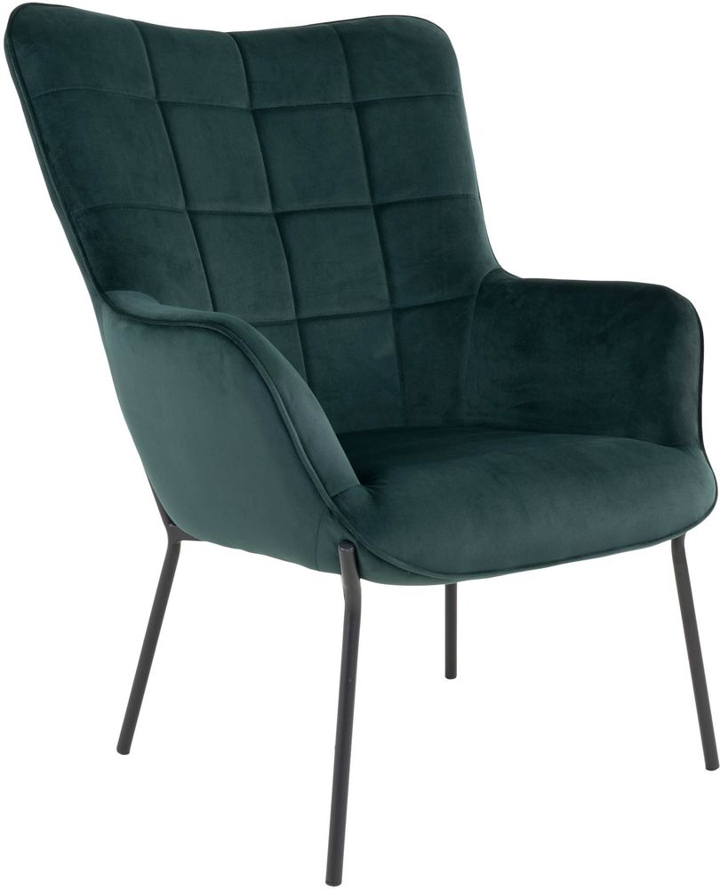 Glasgow Fauteuil - Groen/zwart