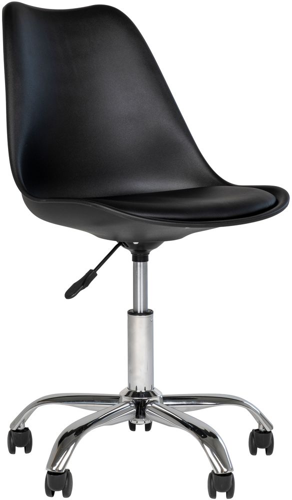 Stavanger Skrivbordsstol - Svart/krom Stavanger Skrivbordsstol - Svart/krom