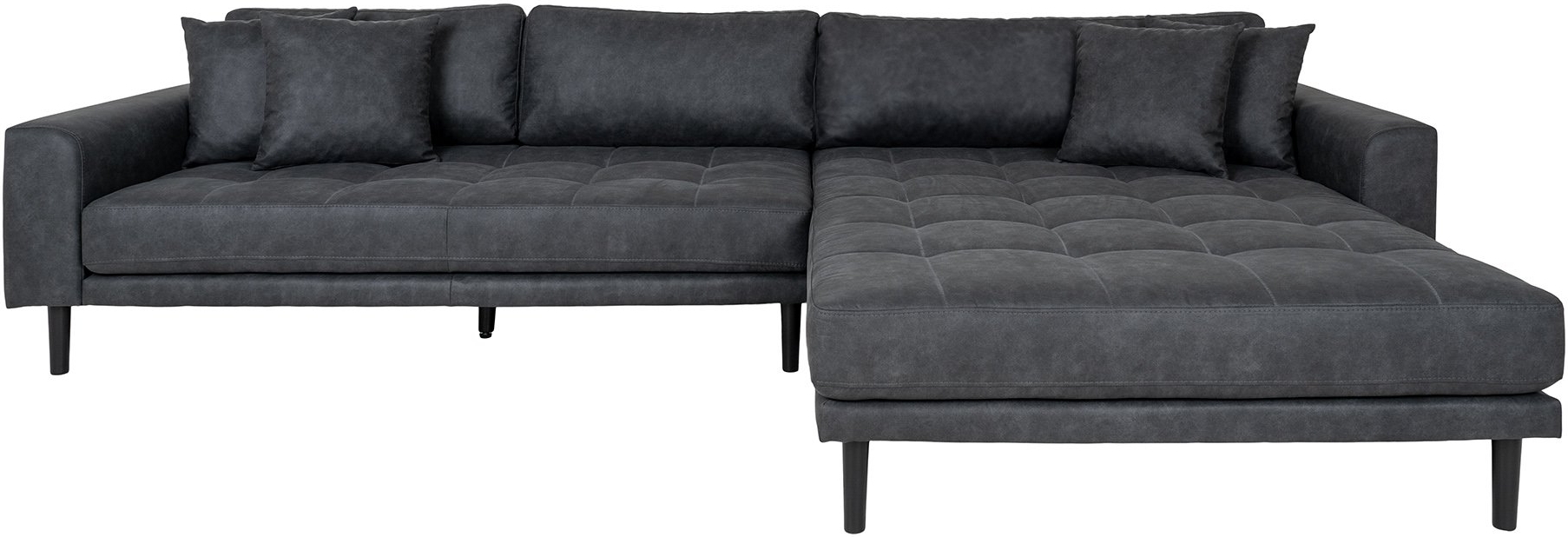 Lido divansoffa - M�rkgr� microfiber