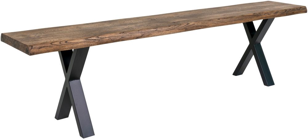 Toulon bank - Gerookt eikenhout