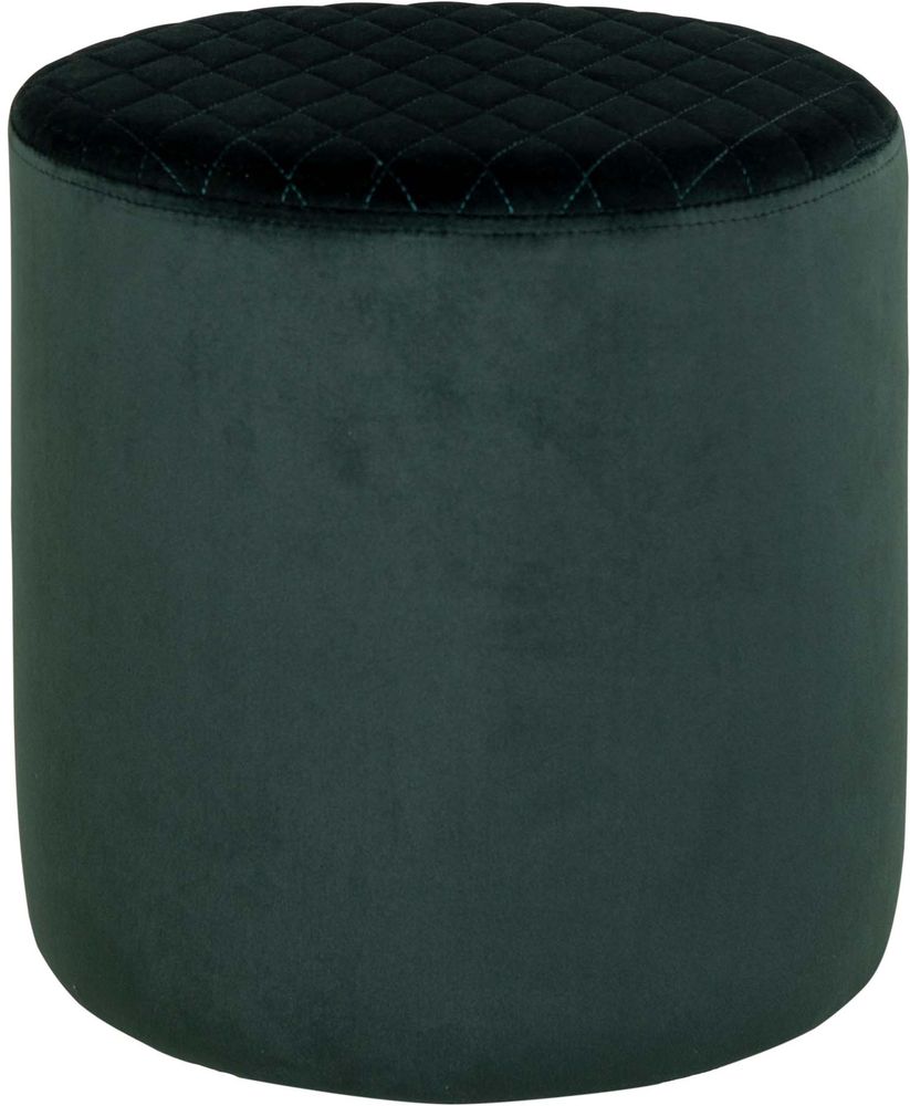 Ejby sittpuff - M�rkgr�n + Textilv�rd f�r m�bler