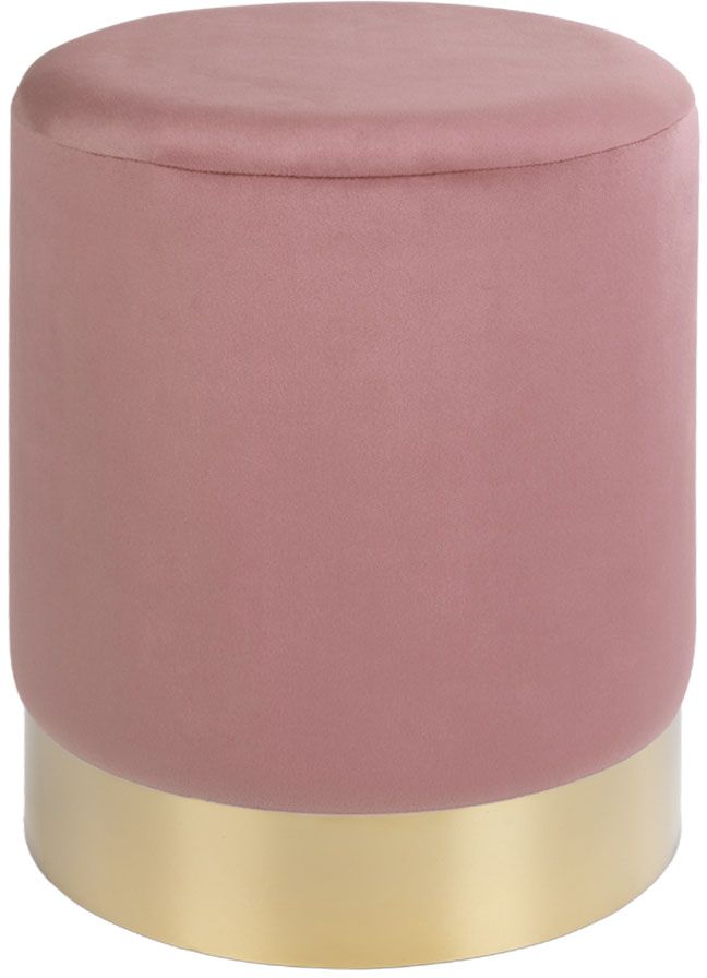 Sittpuff - Rosa/mässing Sittpuff - Rosa/mässing