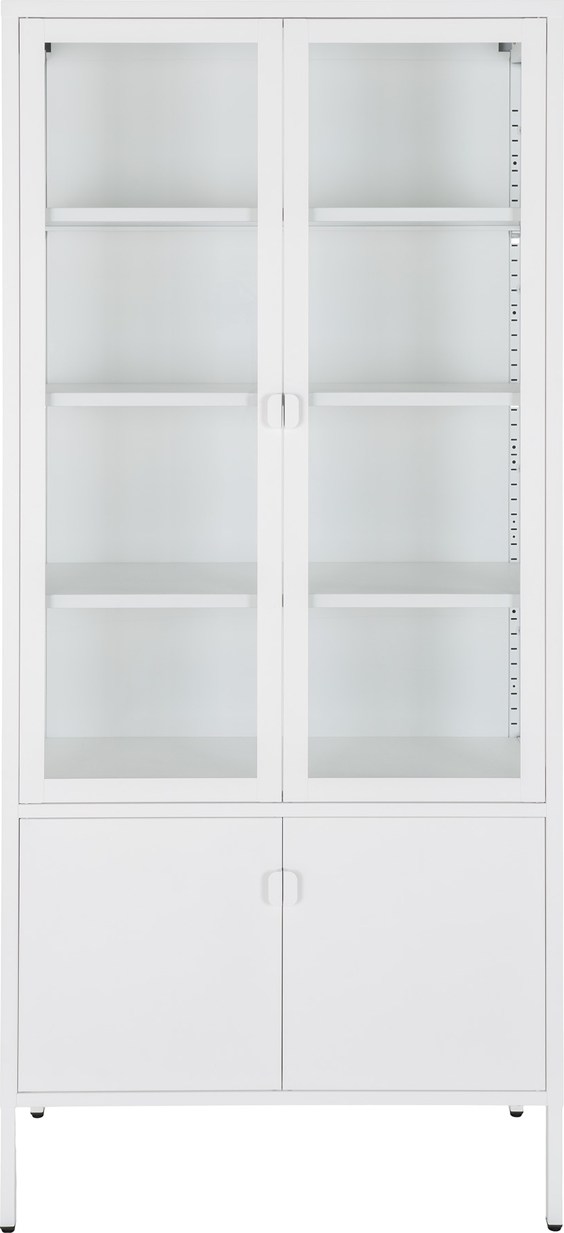 Brisbane vitrinsk�p 80 x 35 x 180 cm - Vit