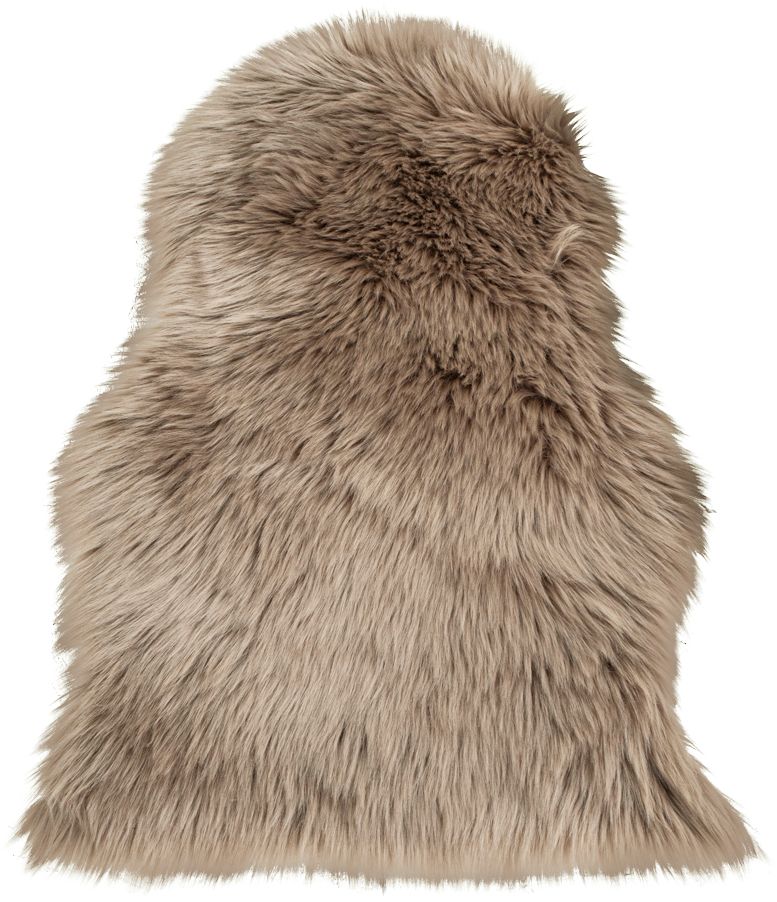 Lammskinn imitation - Brun - 50x85