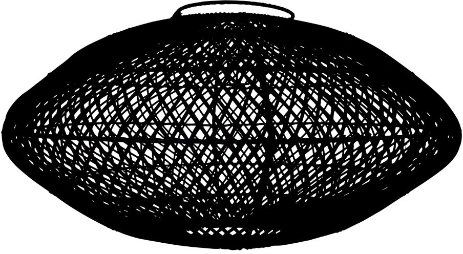 Algarve taklampa - Svart