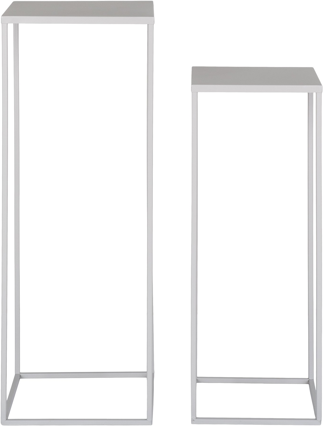 Beja bijzettafel 19/22 x 19/22 cm - Zandbeige Beja bijzettafel 19/22 x 19/22 cm - Zandbeige