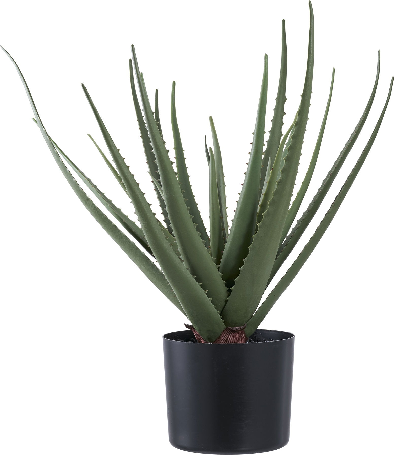 Aloe Vera konstv�xt - H:51 cm - Gr�n