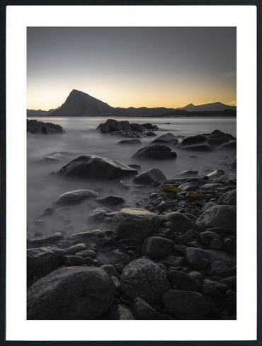 Posterworld - Motiv Dark stones - 70x100 cm