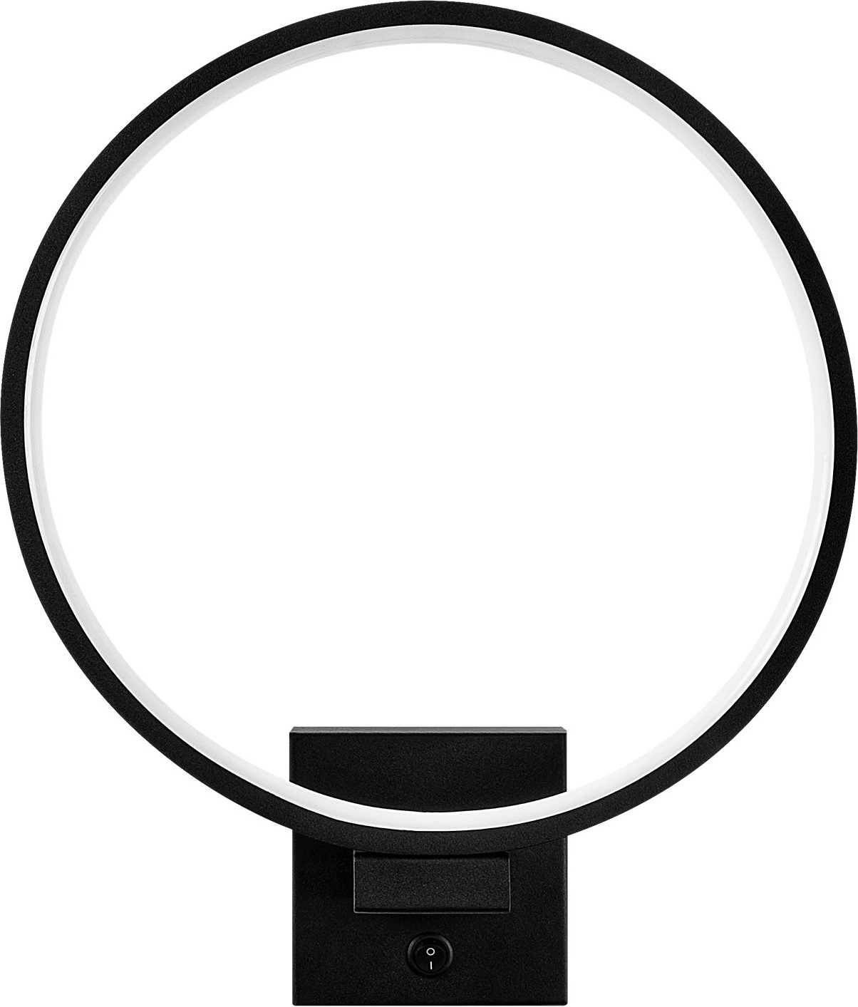 Haldur wandlamp ring - Zwart