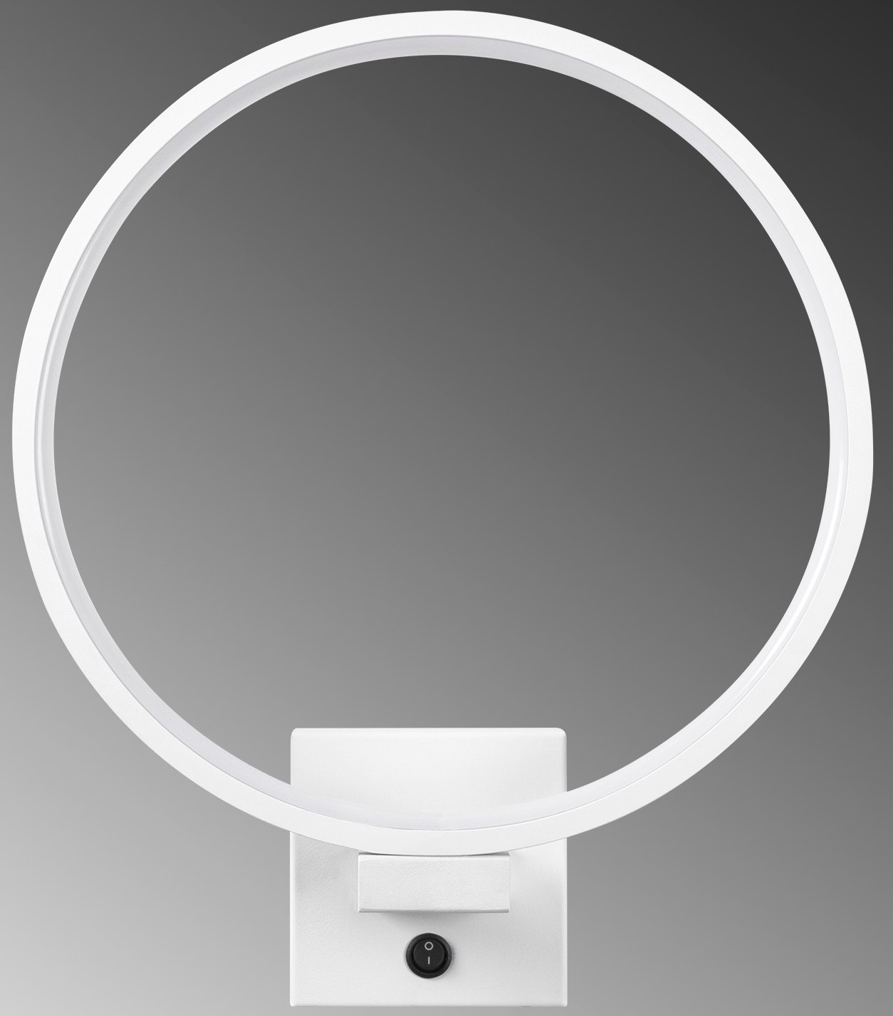 Haldur wandlamp ring - Wit