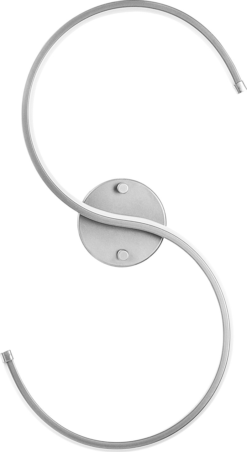 Es wandlamp - Chroom Es wandlamp - Chroom