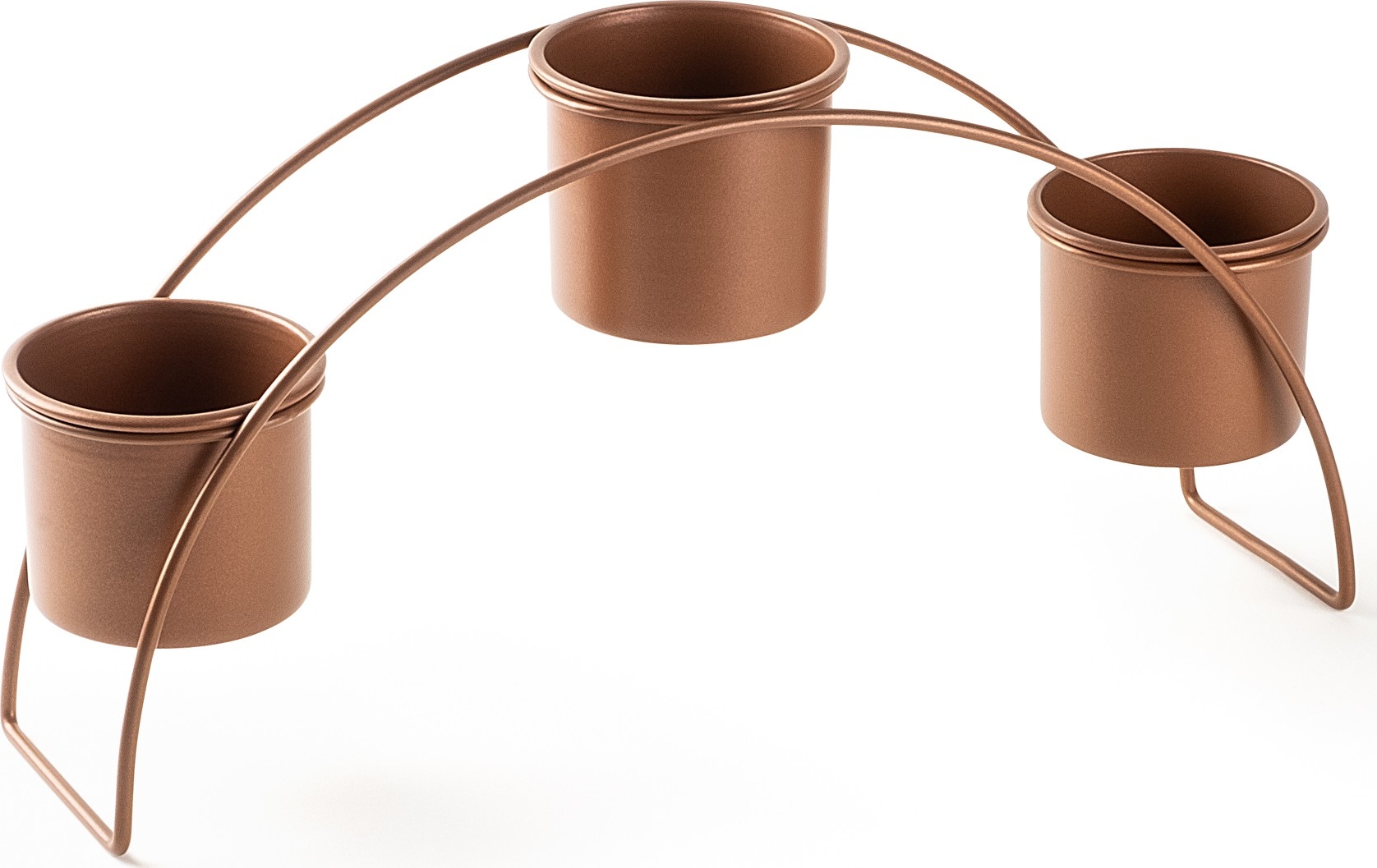 Plato 12 voorraadpotten - Koper Plato 12 voorraadpotten - Koper