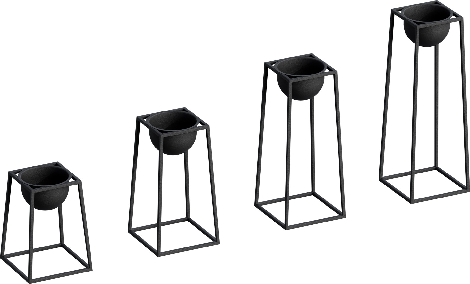 Plato 18 pot - Zwart Plato 18 pot - Zwart