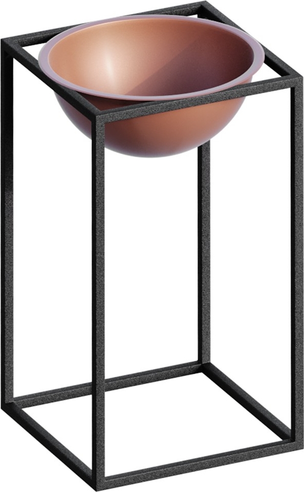 Plato 22 pot - Zwart/koper