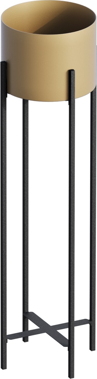 Plato 25 pot - Zwart/goud