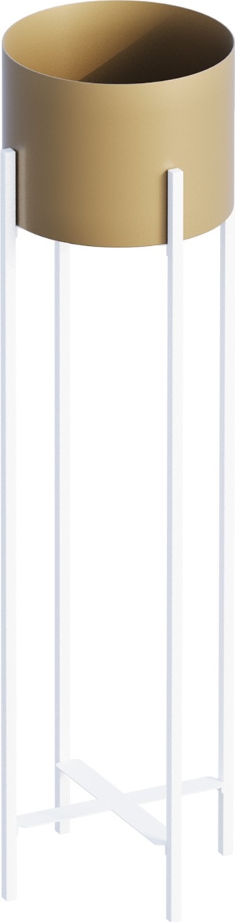 Plato 25 pot - Wit/goud