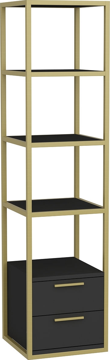 Robbins boekenkast - Goud/antraciet