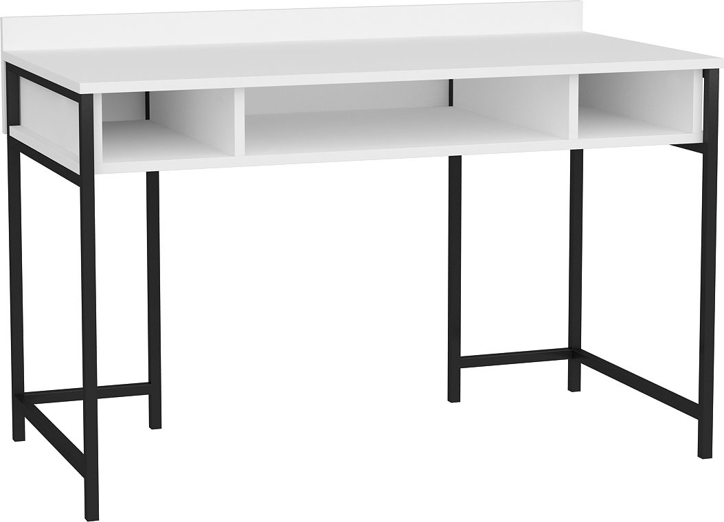 Alma skrivbord 120 x 60 cm - Svart/vit Alma skrivbord 120 x 60 cm - Svart/vit