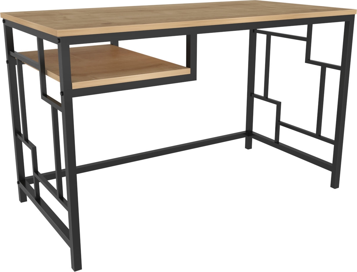 Kennesaw skrivbord 120 x 60 cm - Svart/ek