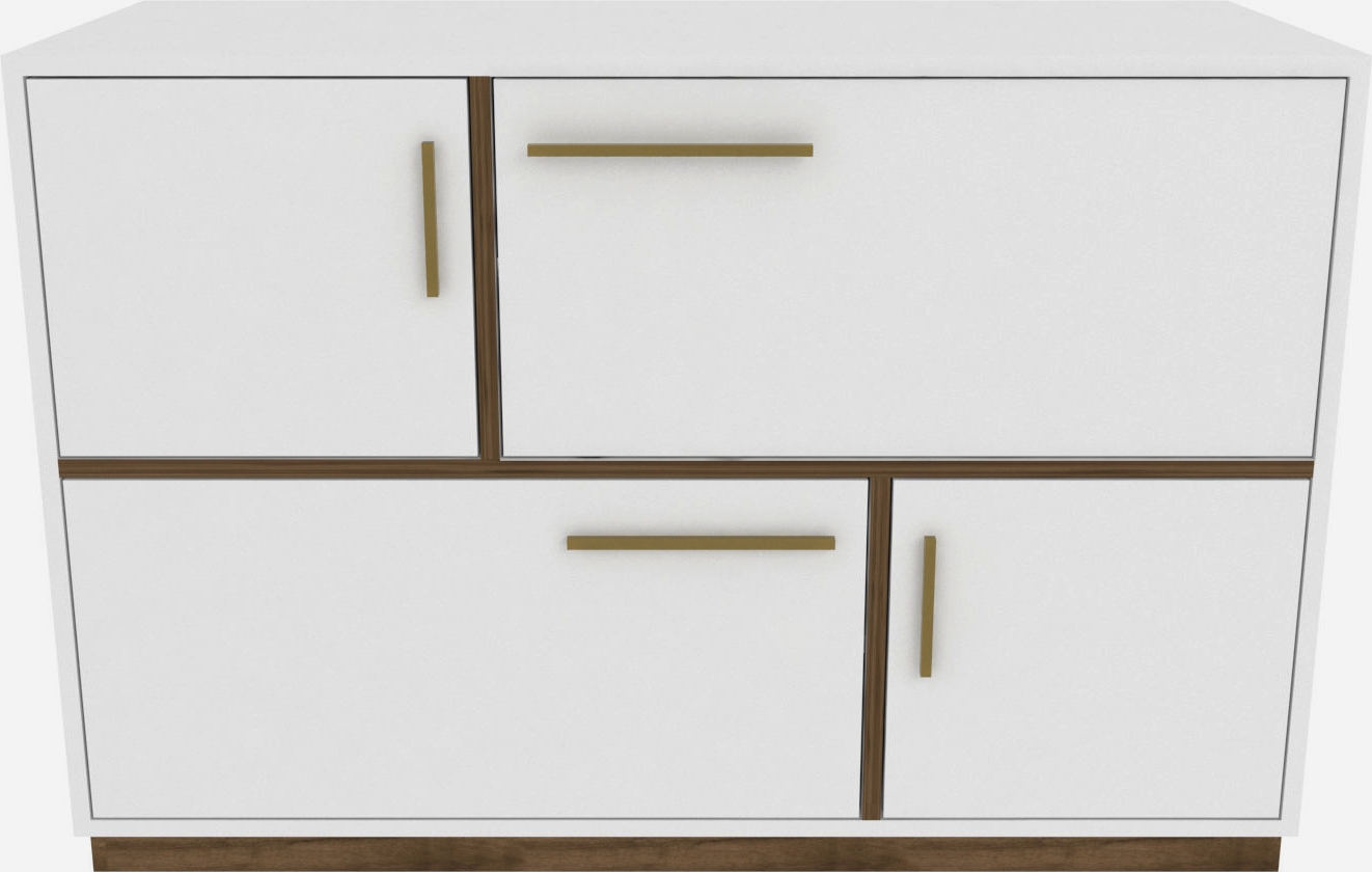 Mares kast - Wit/walnoot Mares kast - Wit/walnoot