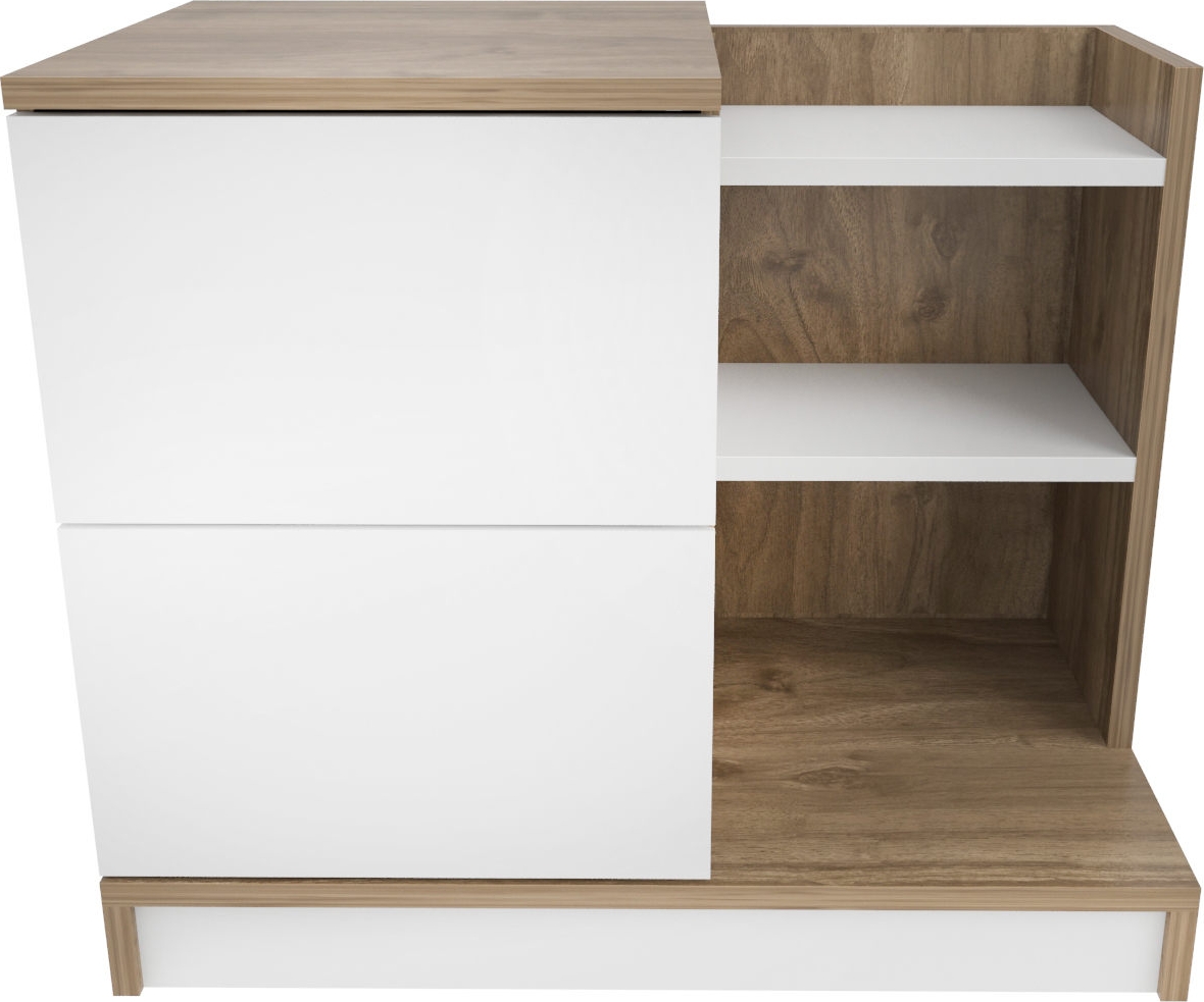 Rena s�ngbord - Vit/ek