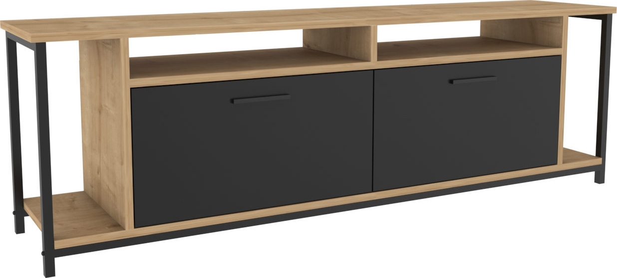 Omar mediabank - Eiken/zwart Omar mediabank - Eiken/zwart