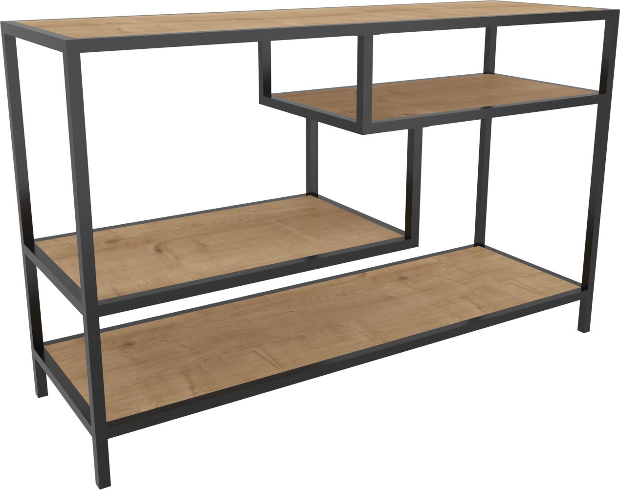 Robbins mediabank - Eiken/zwart