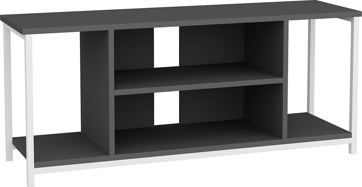 Rinaldo TV-bänk - Vit/antracit Rinaldo TV-bänk - Vit/antracit
