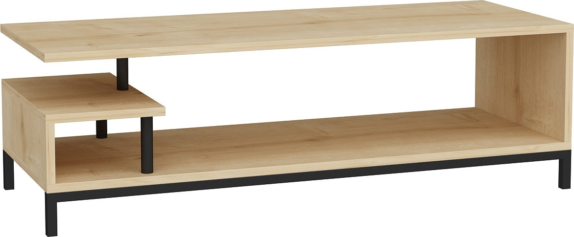 Reilly mediabank - Zwart/eiken Reilly mediabank - Zwart/eiken