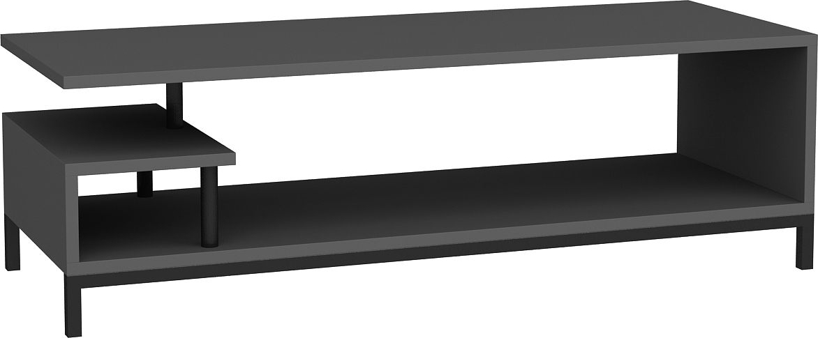 Reilly mediabank - Zwart/antraciet